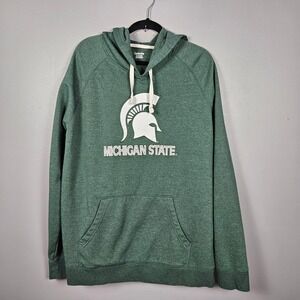 Captivating Apparel Men's 2XL Pullover Hoodie Michigan State Spartans MSU Green